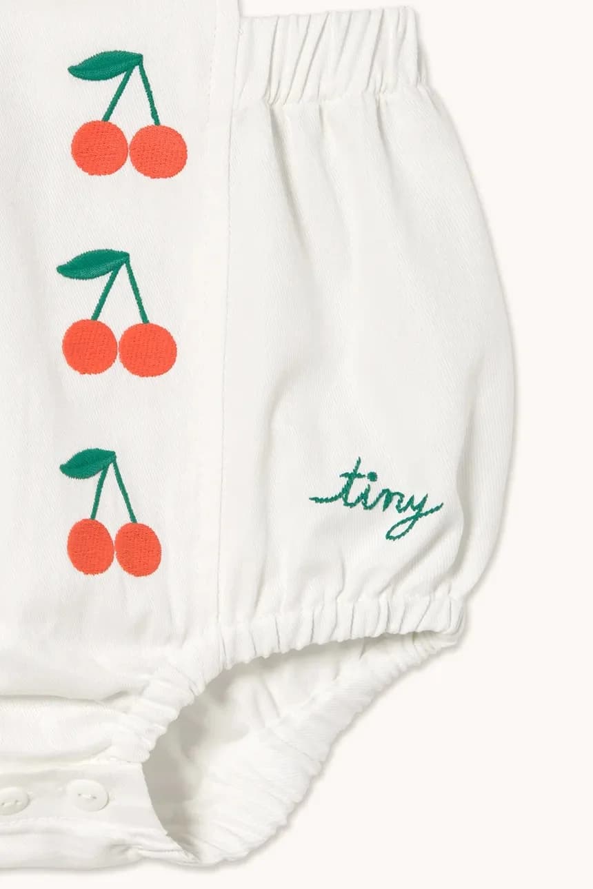 Хлопковое детское боди MINI CHERRIES TWILL BODY - фото 3