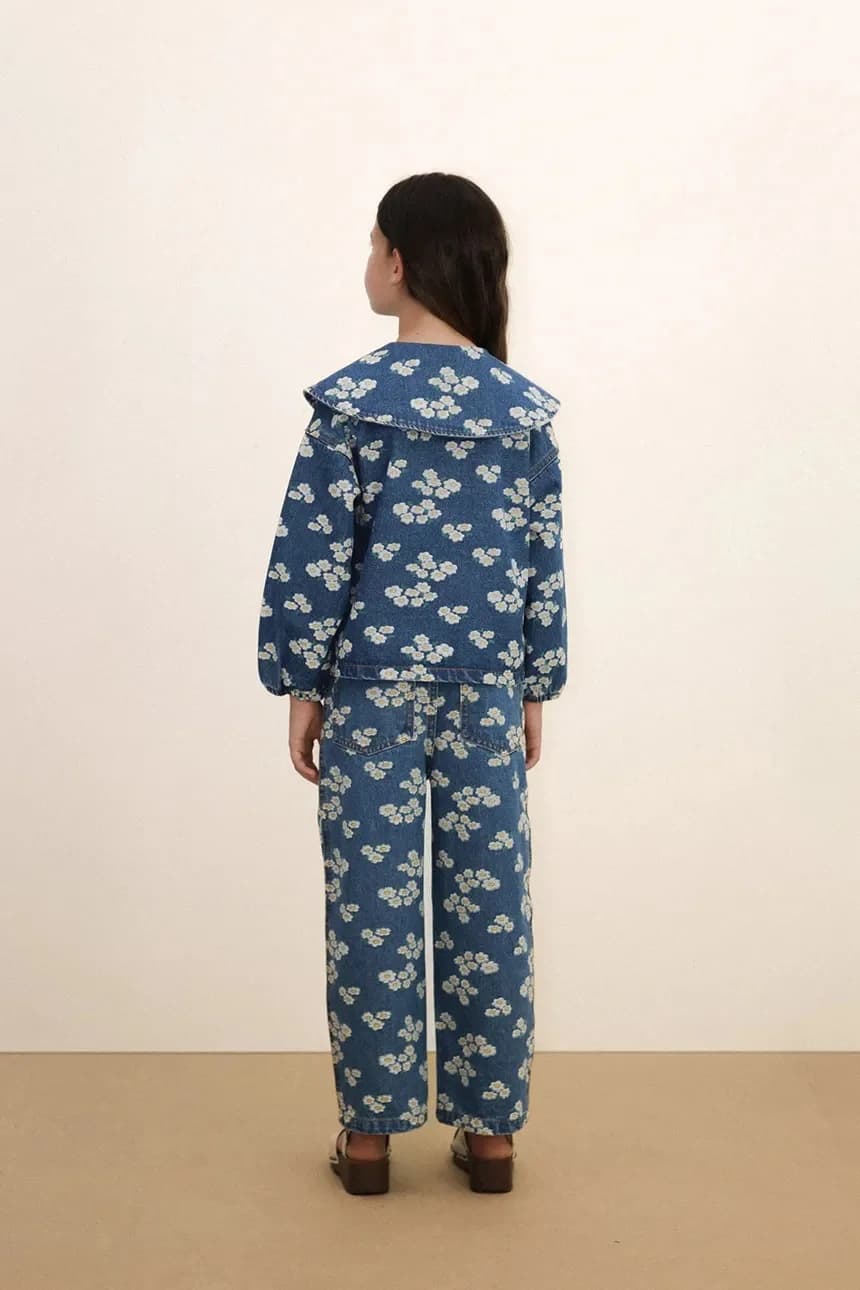 BLOSSOMS DENIM JEANS детские джинсы - фото 6