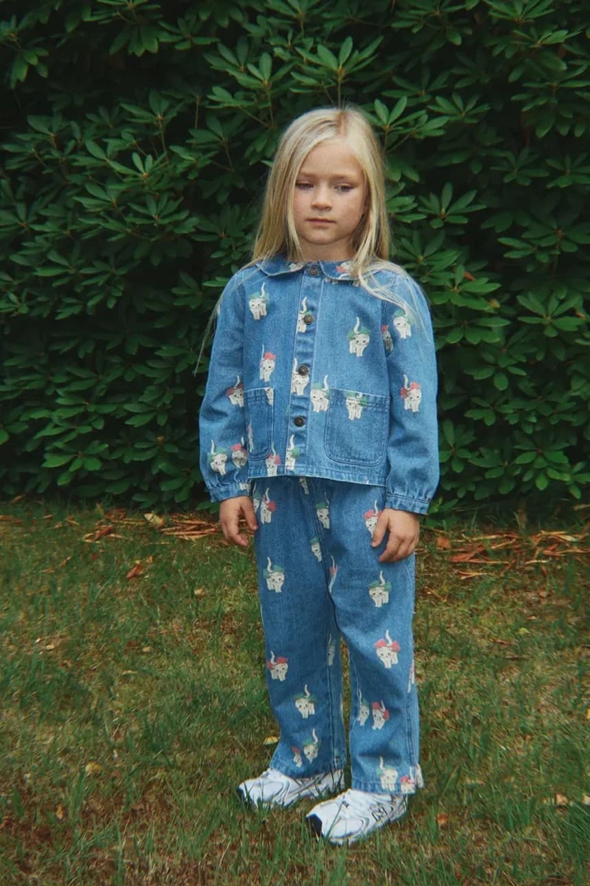 MAGOT SLIT PANTS детские джинсы GOTS