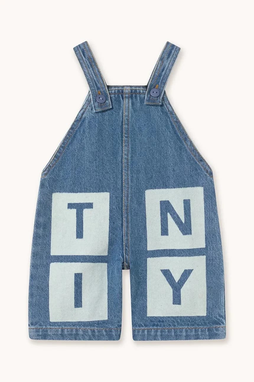 Детский джинсовый комбинезон TINY DENIM DUNGAREE BABY