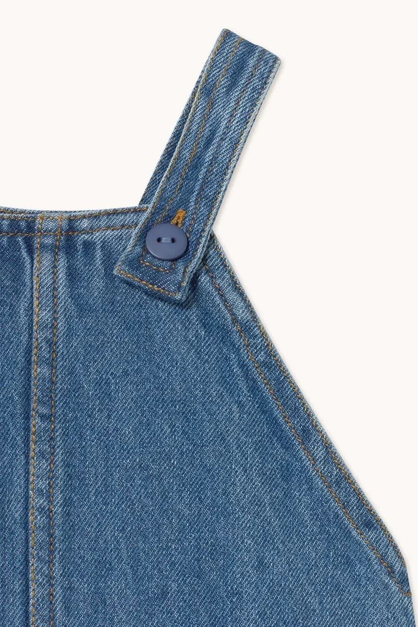 Детский джинсовый комбинезон TINY DENIM DUNGAREE BABY - фото 3