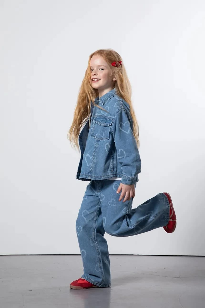 Детские обычные джинсы - фото 9