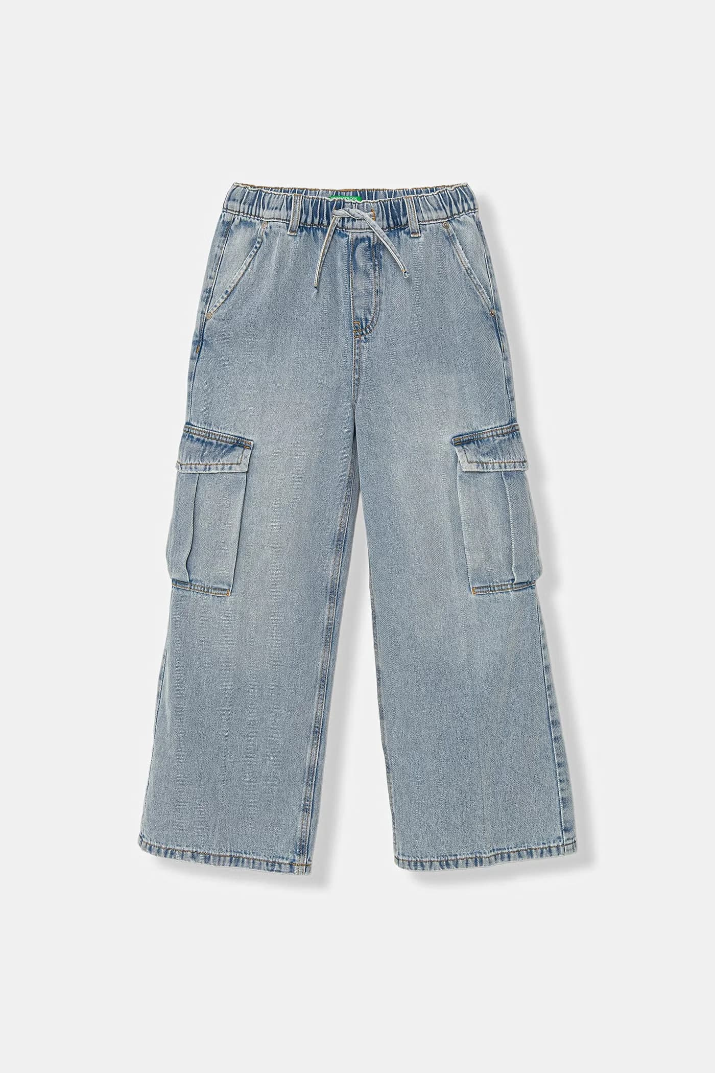 Детские широкие джинсы