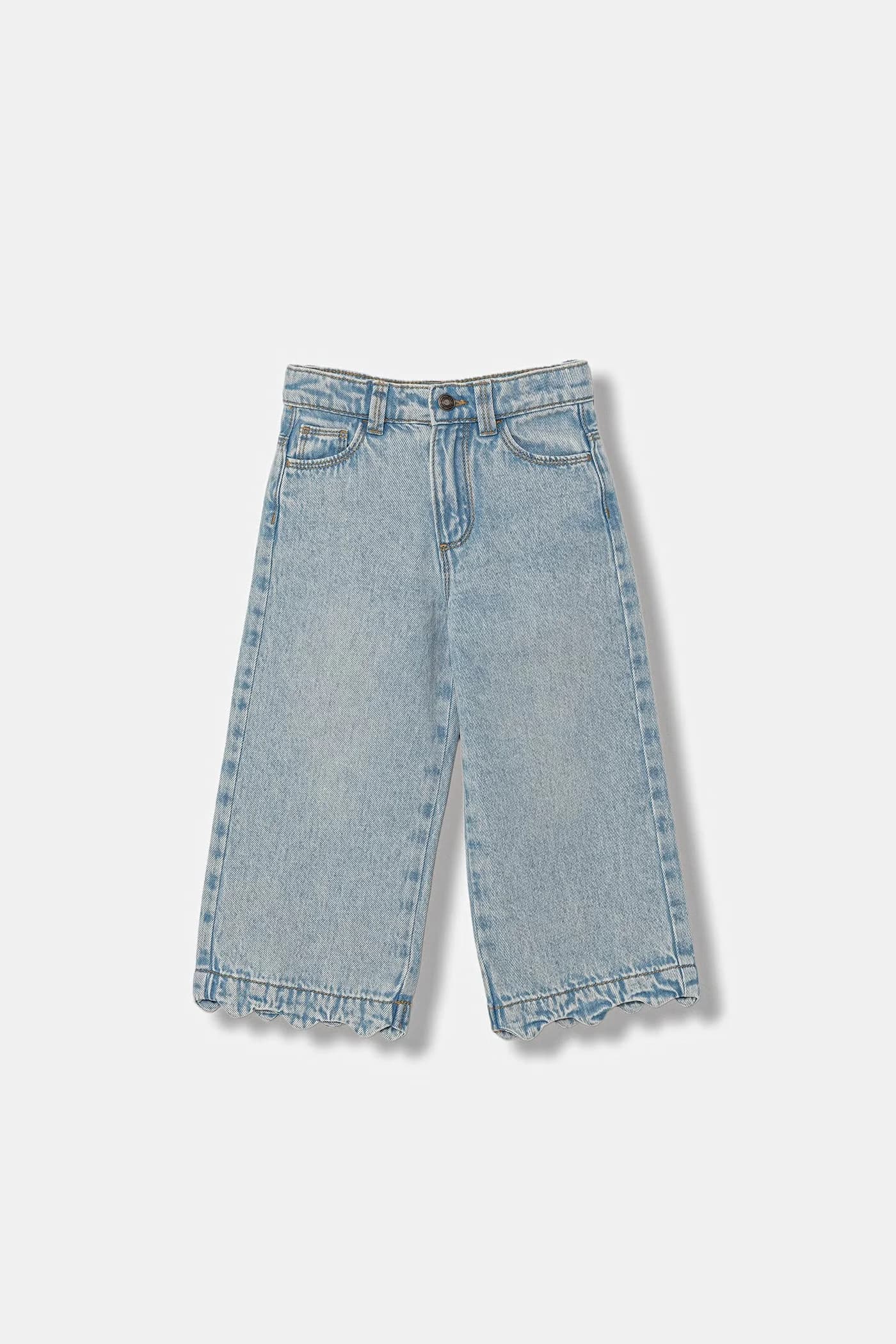 Детские широкие джинсы