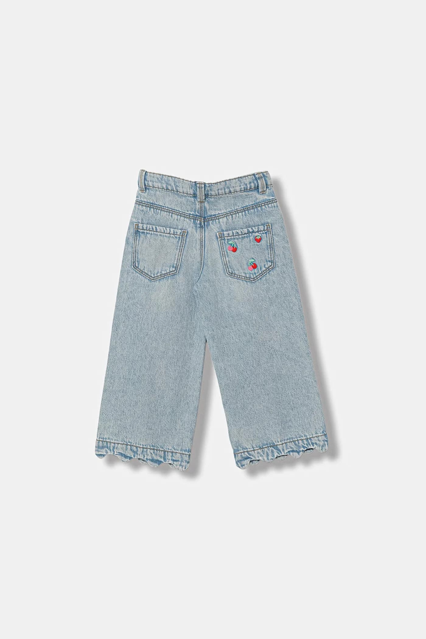 Детские широкие джинсы - фото 2