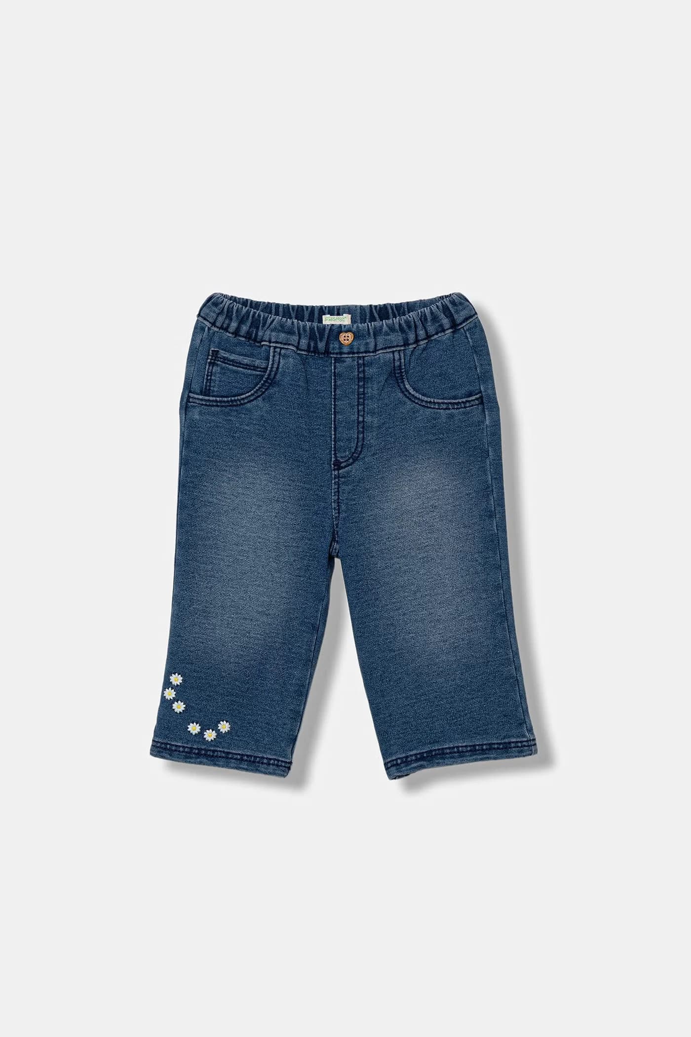 Прямые детские джинсы.