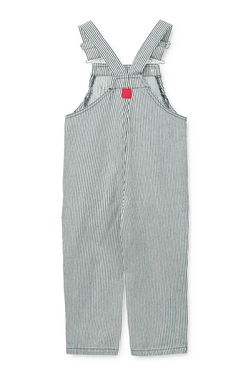 Детские джинсы Delani Stripe Denim Dungarees - фото 3