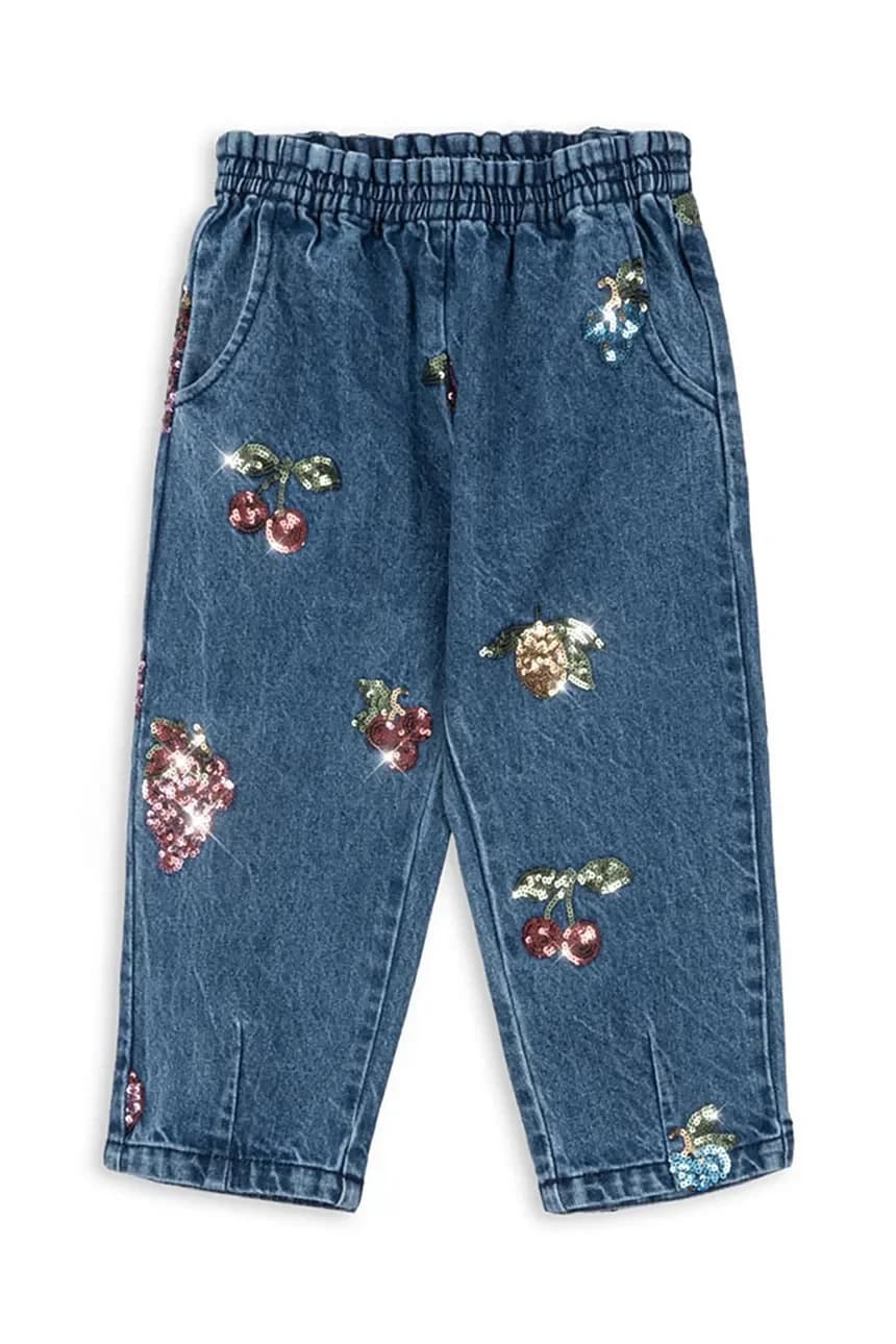 MAGOT БРЮКИ С ПАЙЕТКАМИ GOTS детские джинсы - фото 2