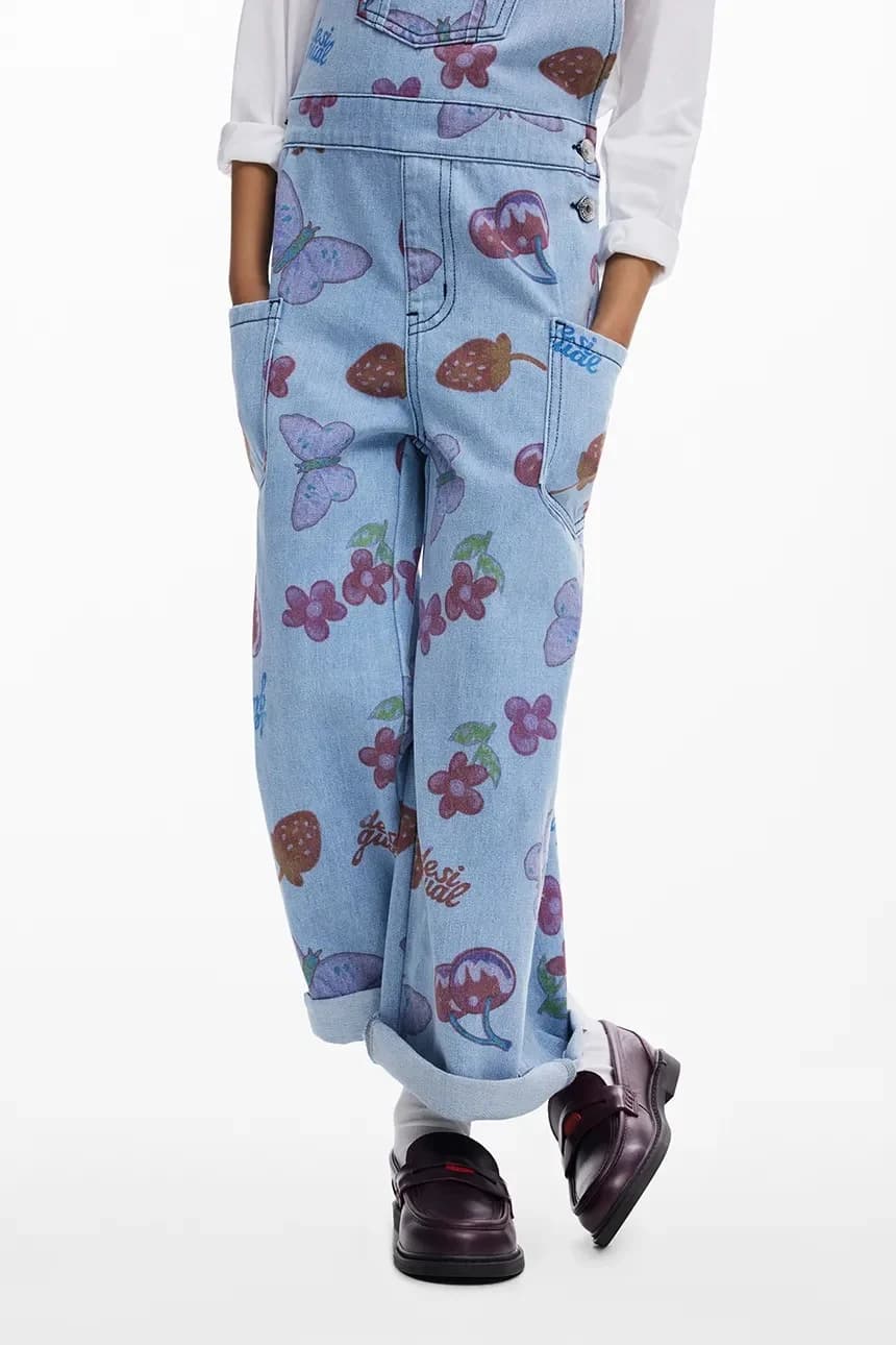 Детский джинсовый комбинезон - фото 6