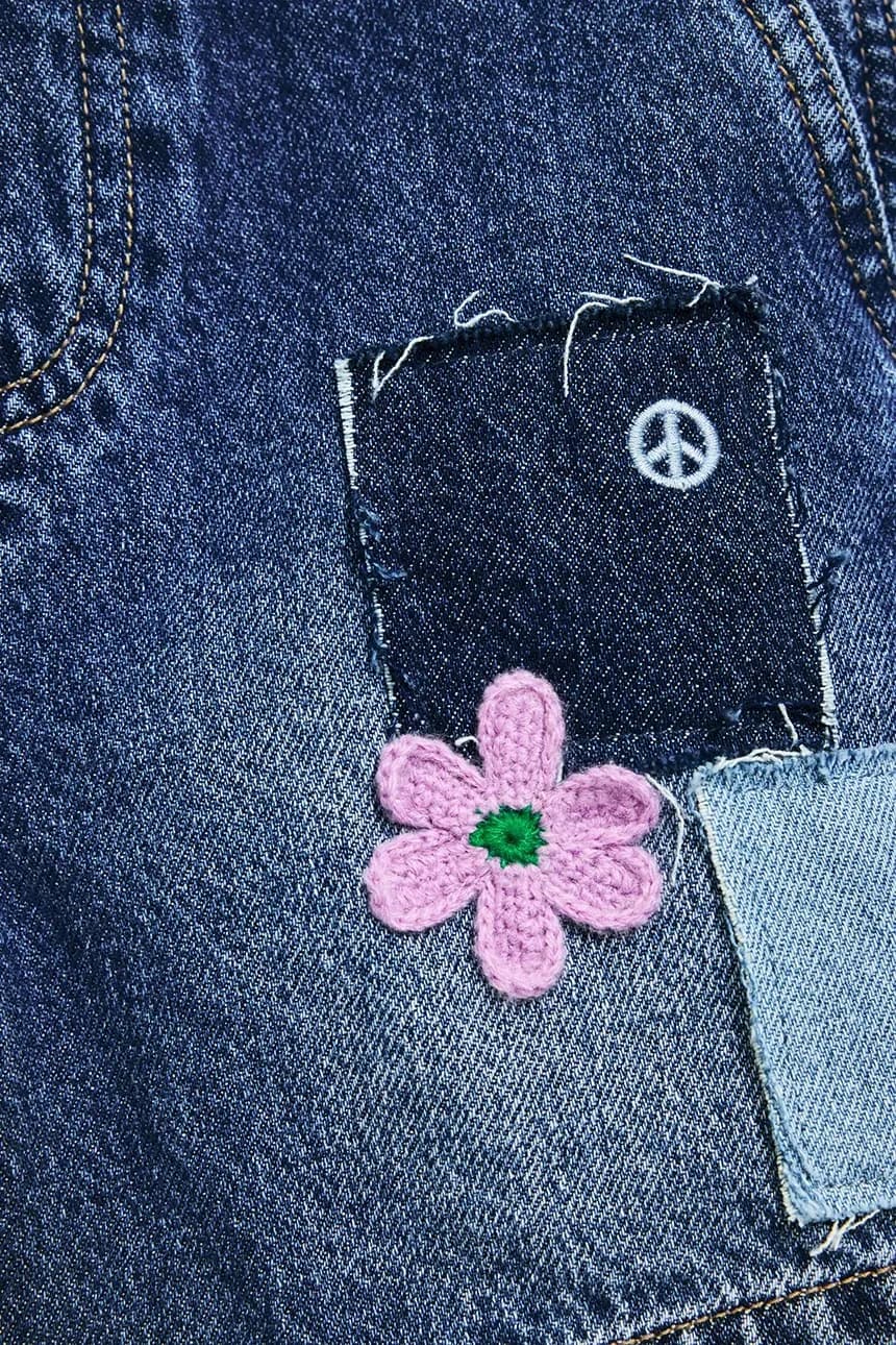 Детский джинсовый комбинезон - фото 5