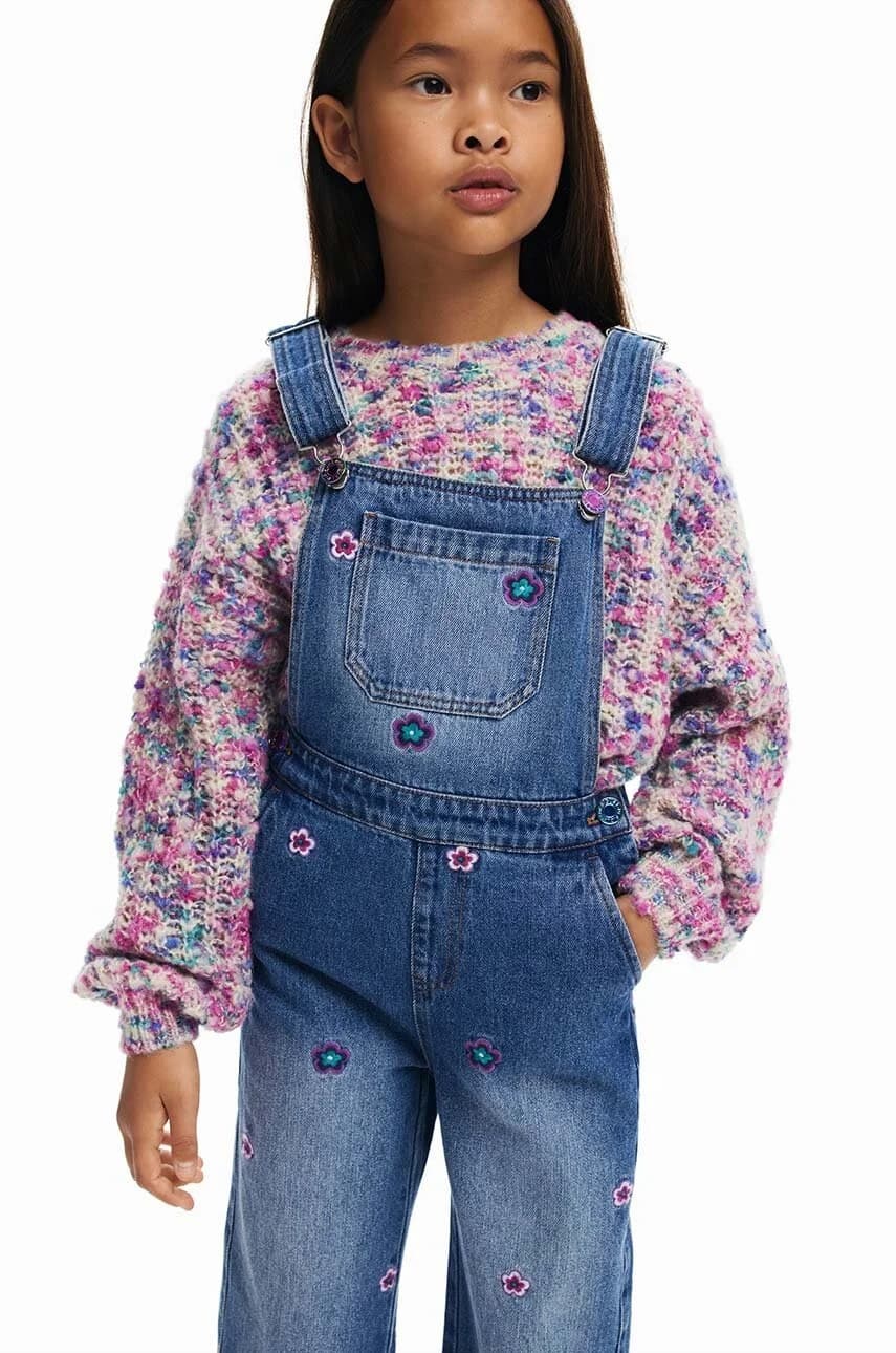 Детский джинсовый комбинезон - фото 5