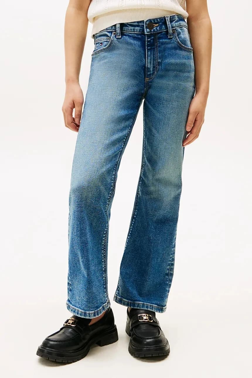 расклешенные джинсы - фото 3