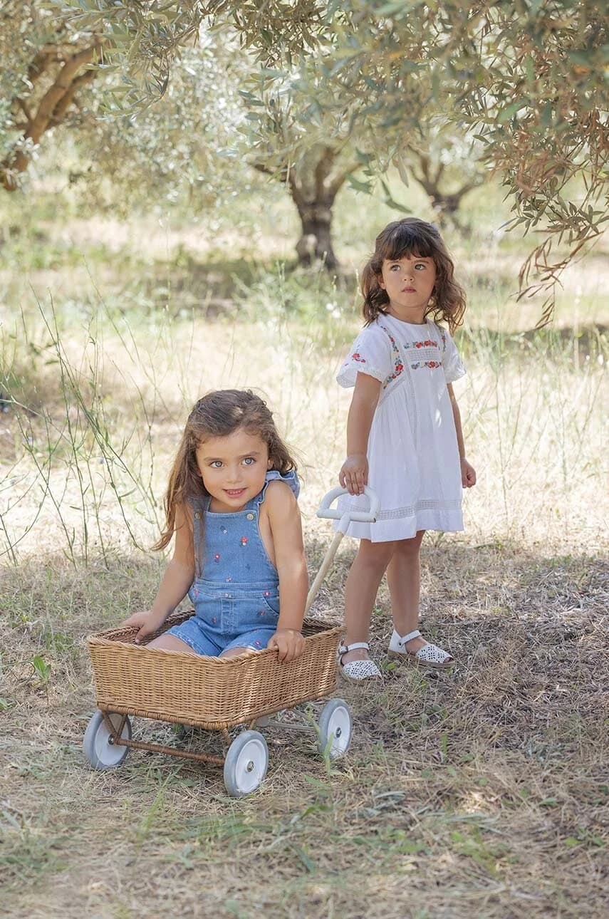 Детский джинсовый комбинезон - фото 6