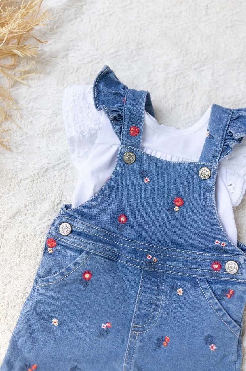 Детский джинсовый комбинезон - фото 7