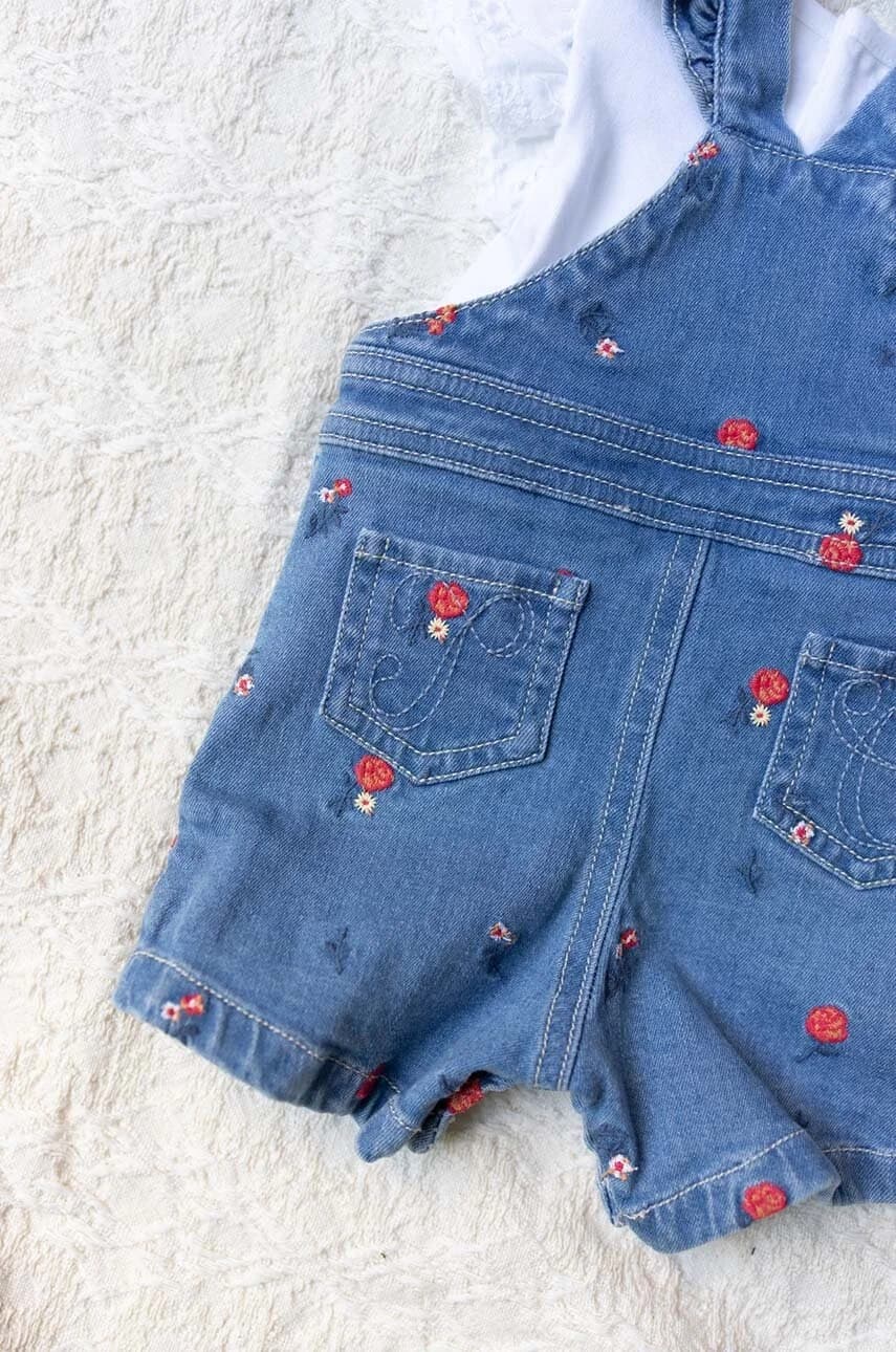 Детский джинсовый комбинезон - фото 9