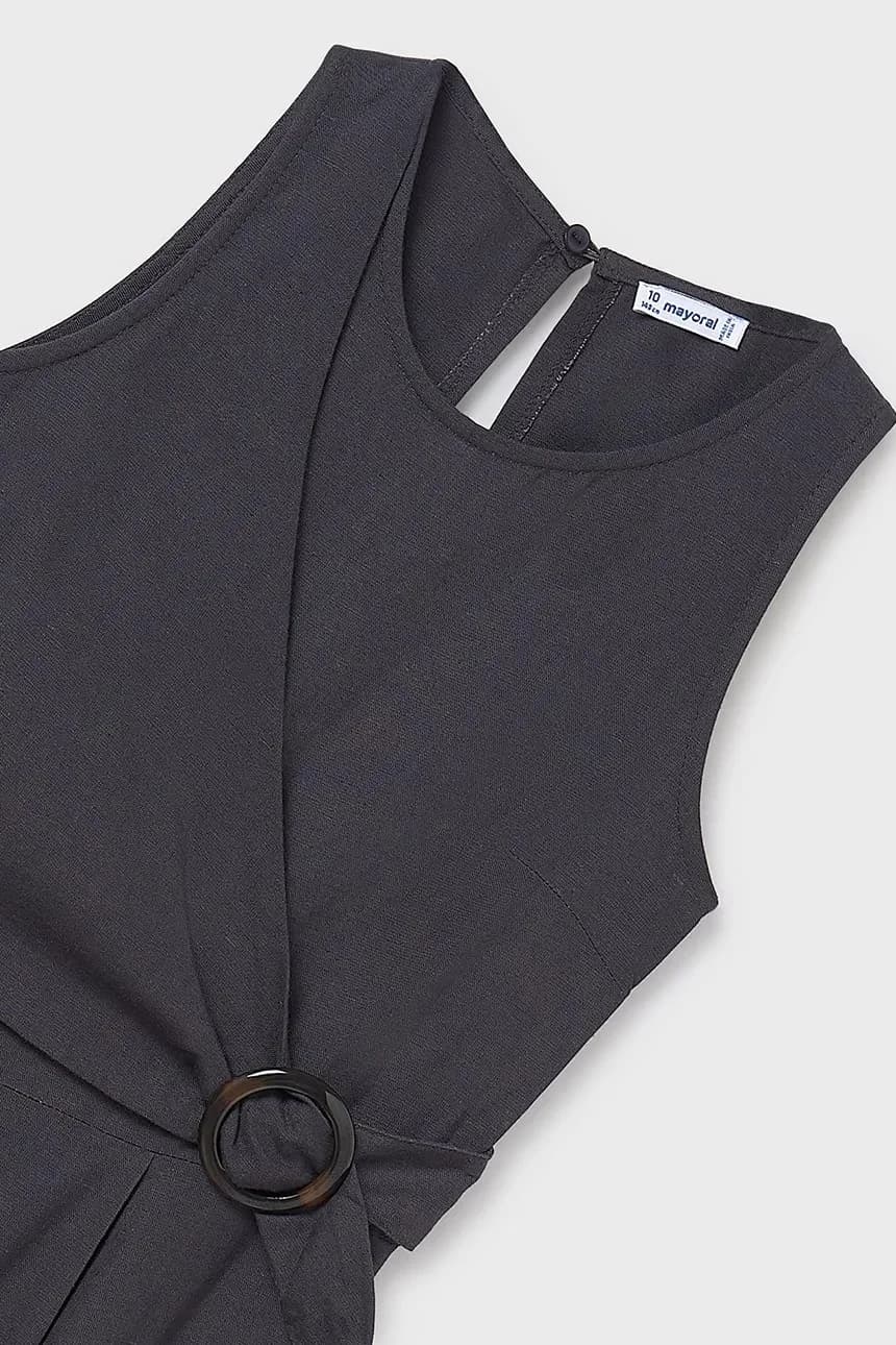 Детский комбинезон из смесового льна - фото 4