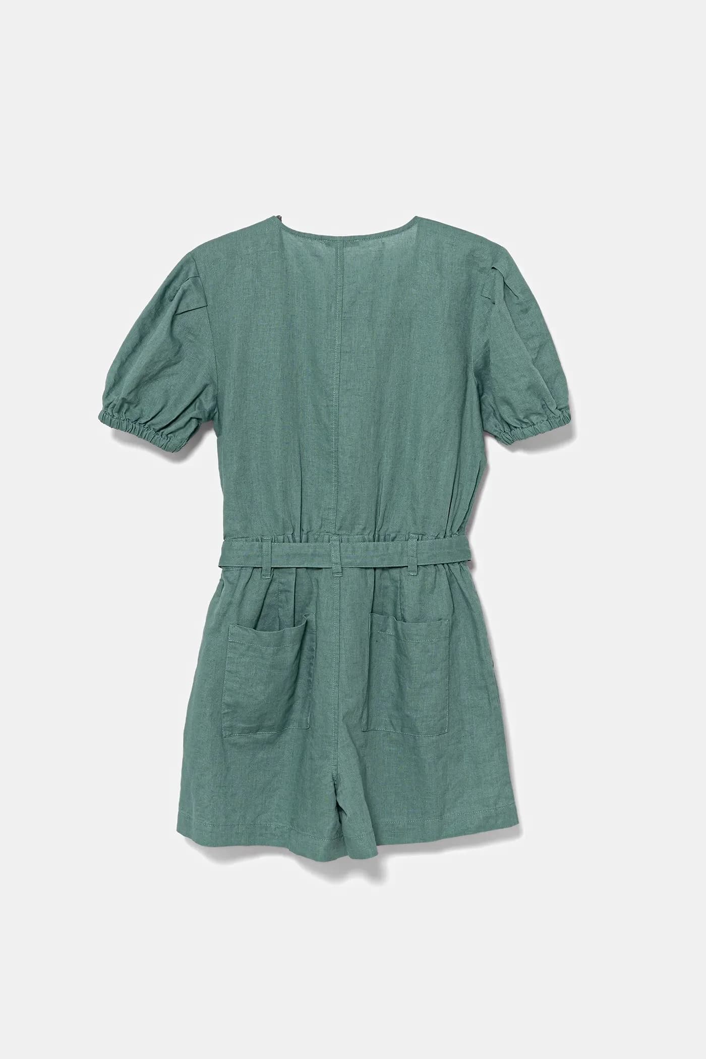 Детский льняной комбинезон - фото 2