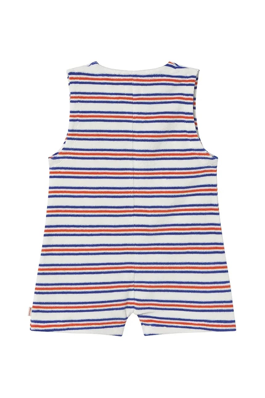 Детский хлопковый комбинезон STRIPES MULTICOLOR JUMPSUIT - фото 3