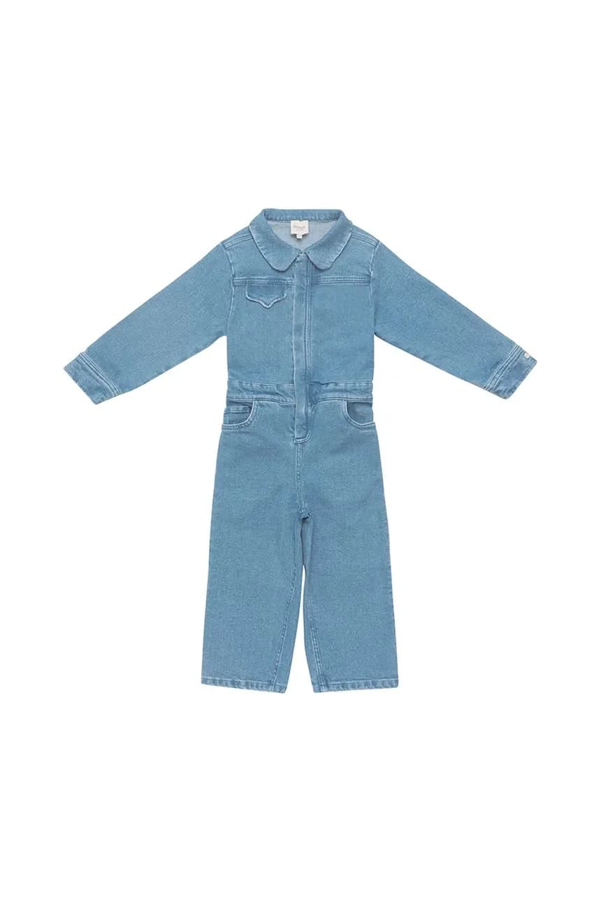 Детский джинсовый комбинезон из хлопкового сала Western Bear - фото 2