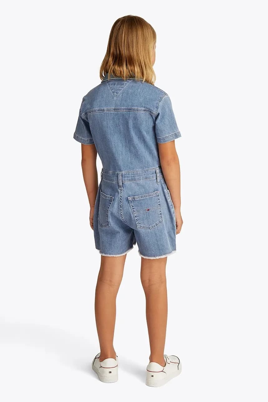 Детский джинсовый комбинезон - фото 3