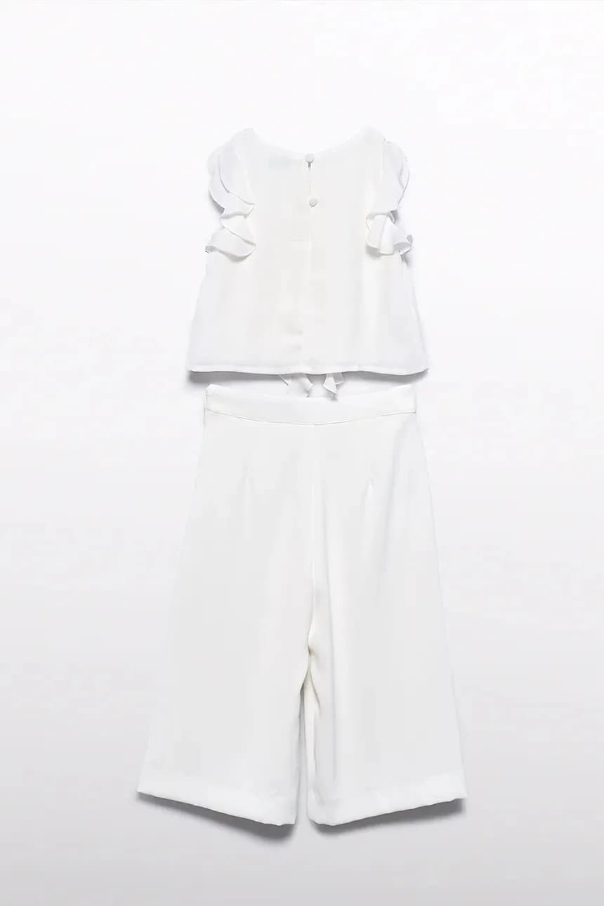 Детский комплект - блузка и брюки. - фото 2