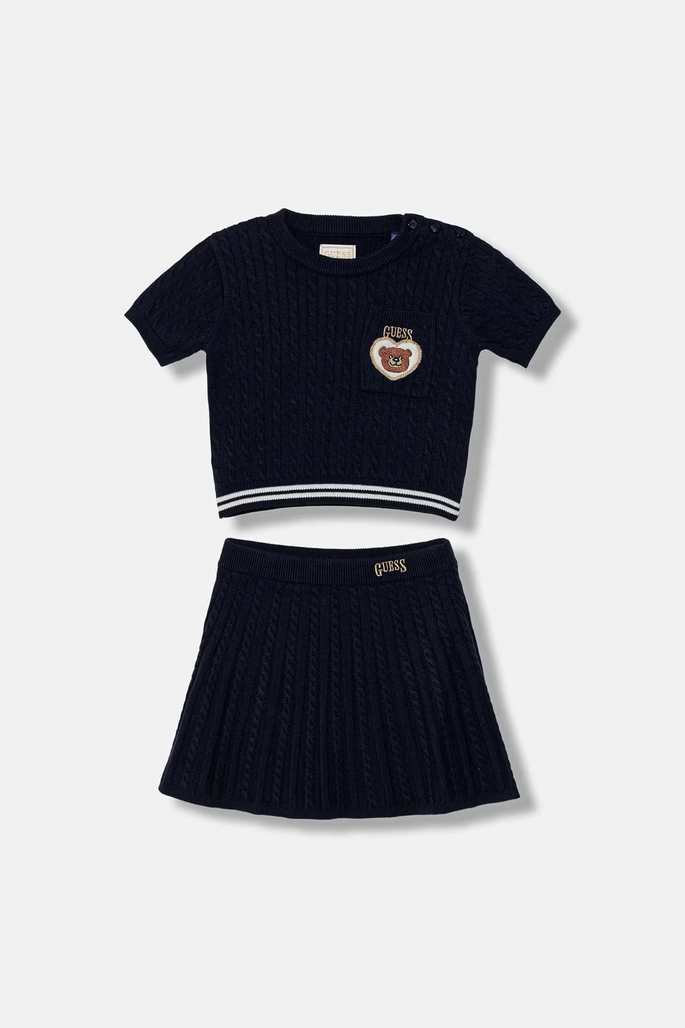 Детский комплект из 2-х смесовых шерсти