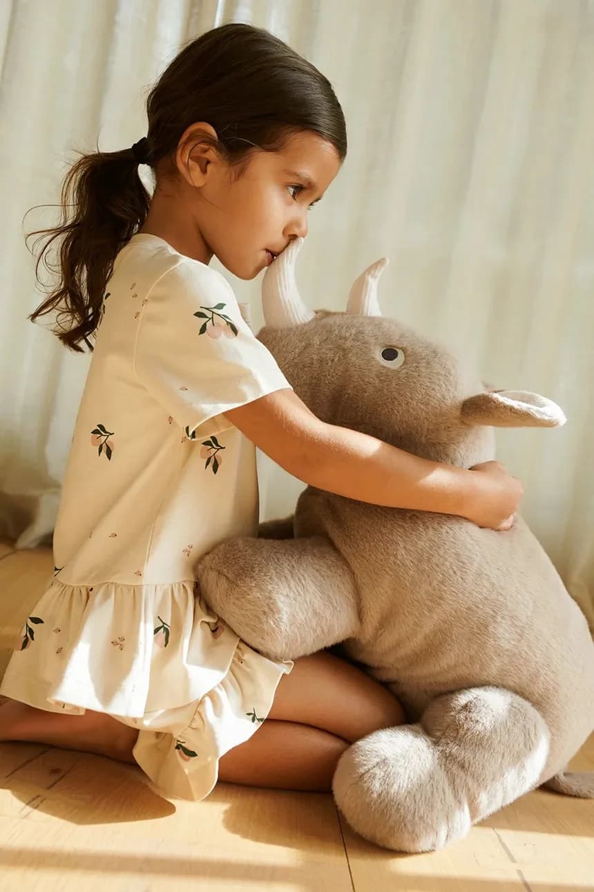 Детский повседневный хлопковый комплект Ilford Set с оборками - фото 4