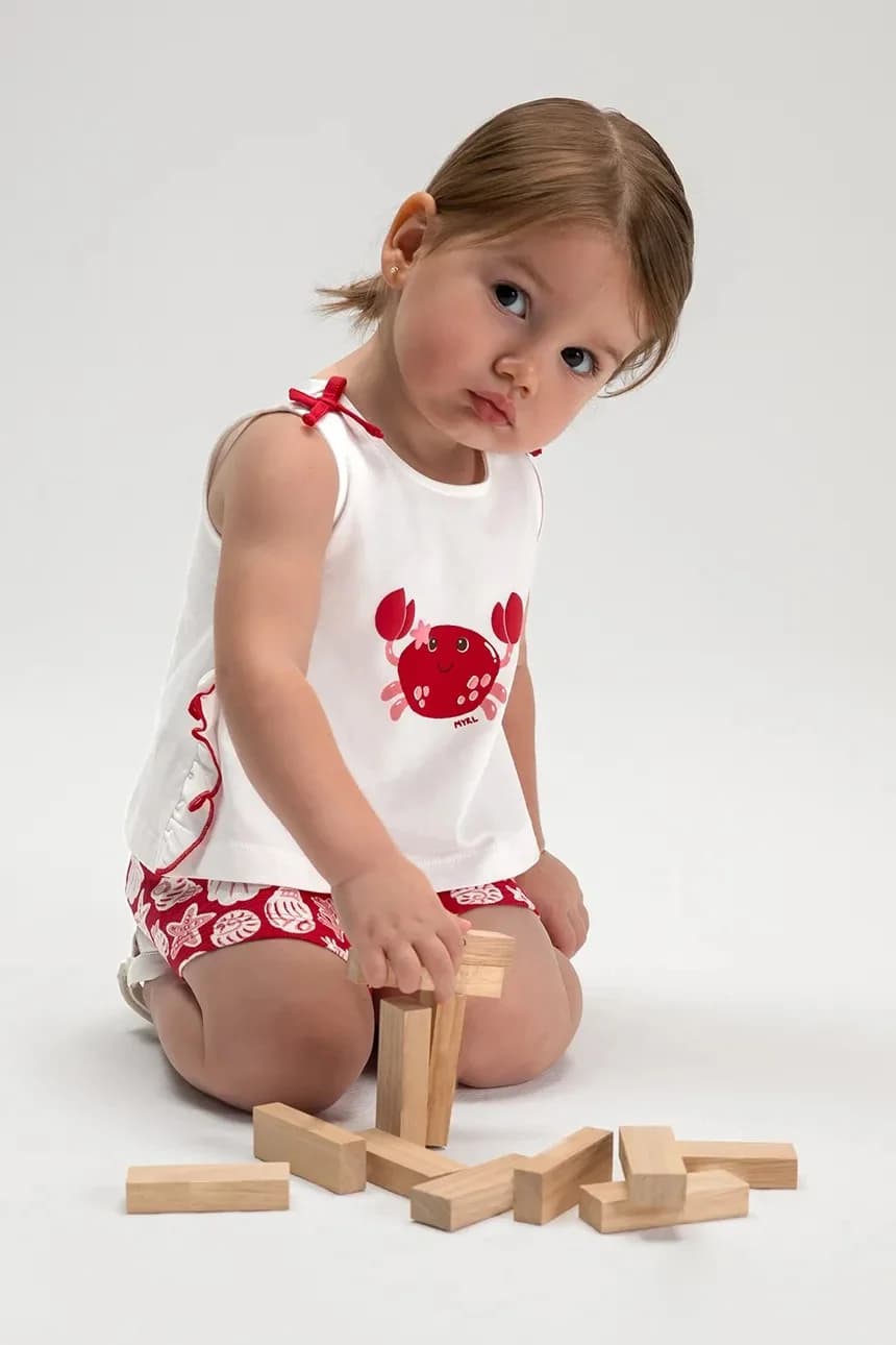 Хлопковый детский комплект - фото 5