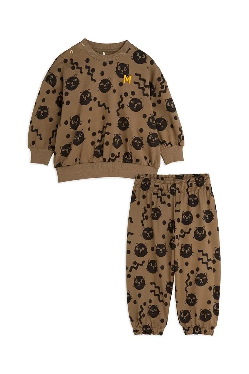 Детский спортивный костюм из хлопка Squiggly Cats