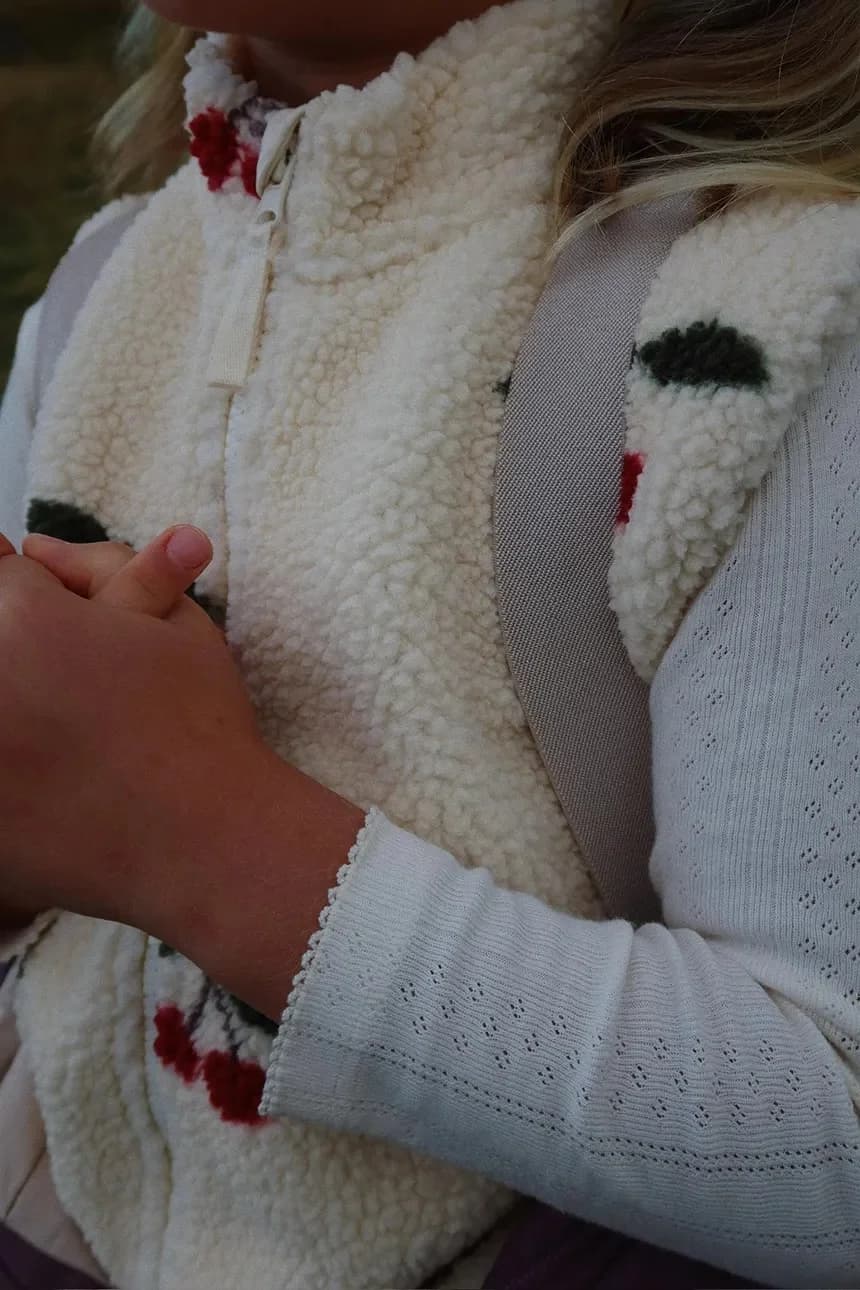 JODY TEDDY VEST GRS детский жилет - фото 4