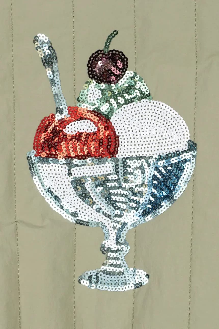 JUNO SEQUIN BOMBER JACKET детский бомбер - фото 3