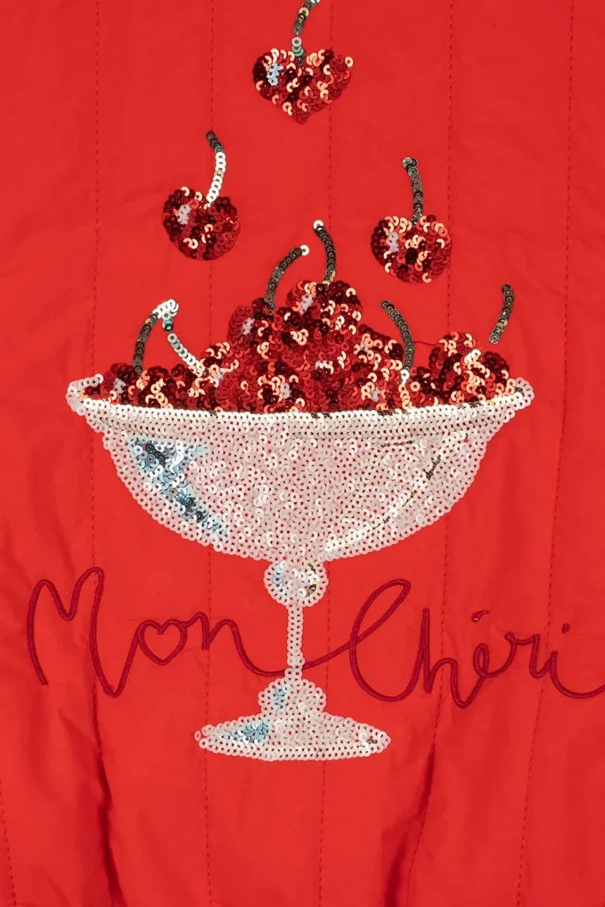 JUNO SEQUIN BOMBER JACKET детский бомбер - фото 4