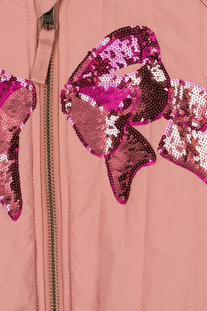 JUNO SEQUIN BOMBER JACKET детский бомбер - фото 6