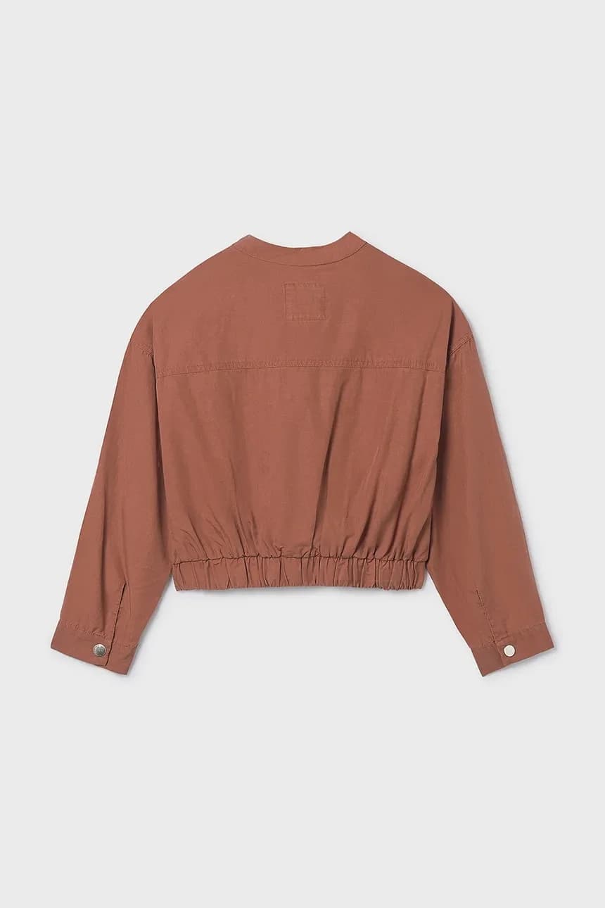 Детская куртка из смесового льна - фото 2