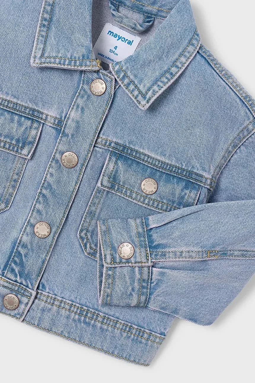 Детская джинсовая куртка - фото 4