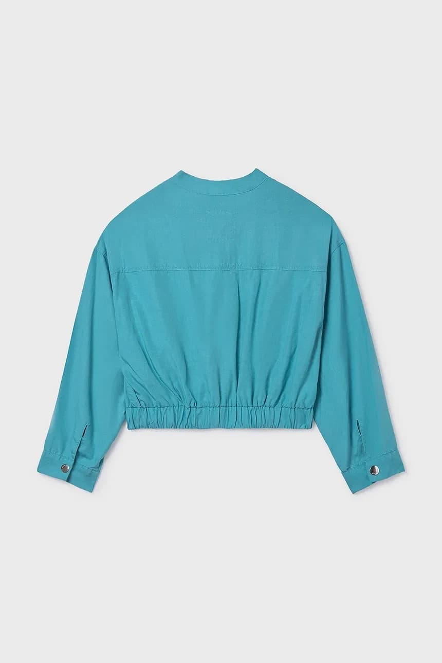 Детская куртка из смесового льна - фото 3