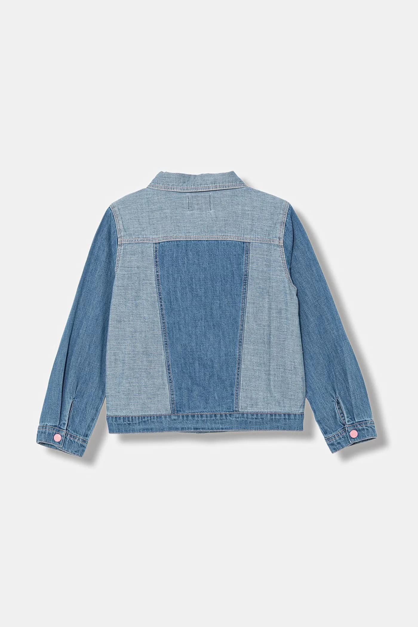 Детская джинсовая куртка-рубашка - фото 2