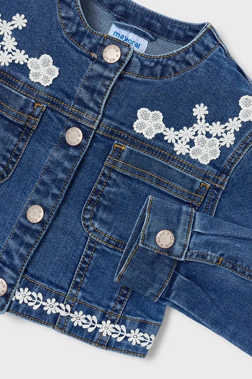 Детская джинсовая куртка - фото 3