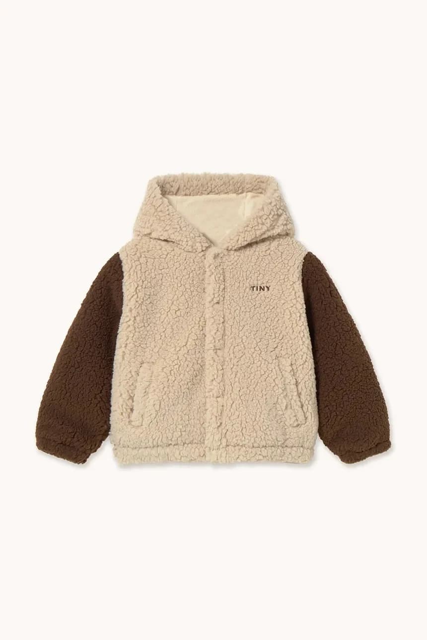 Детская куртка COLOR BLOCK POLAR SHERPA HOODIE - фото 2