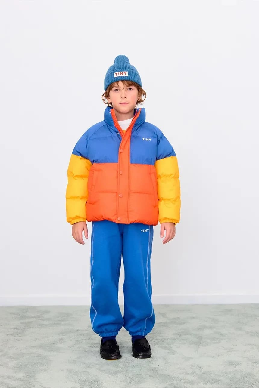 Детская куртка COLOR BLOCK SHORT PADDED JACKET - фото 4
