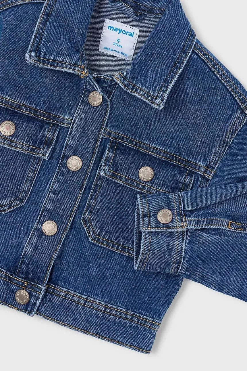 Детская джинсовая куртка - фото 3