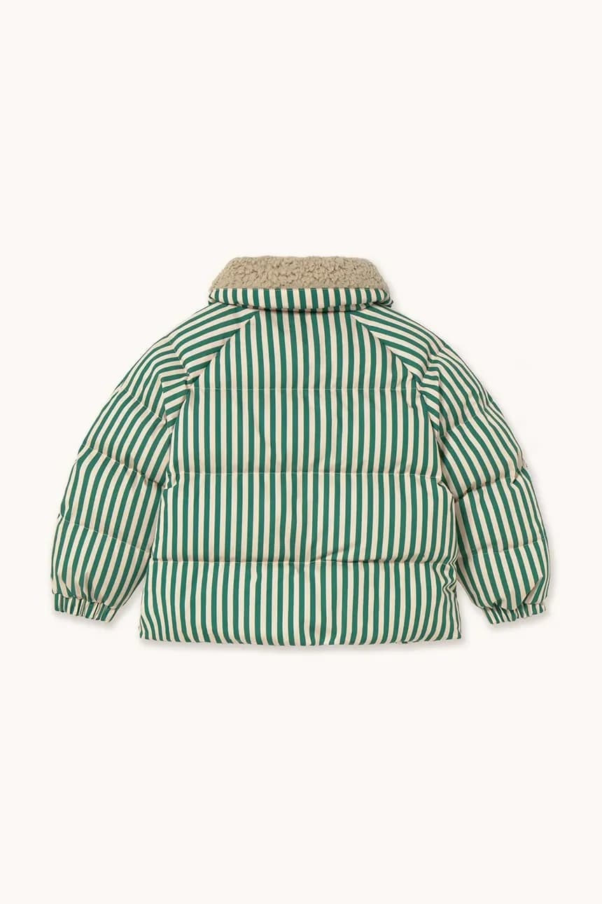GREEN STRIPES PADDED JACKET детская куртка - фото 3