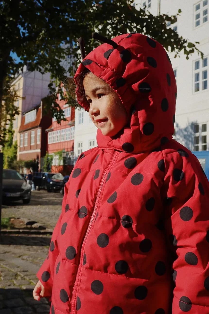 Детский дождевик NUKA LADYBUG JACKET GRS - фото 7