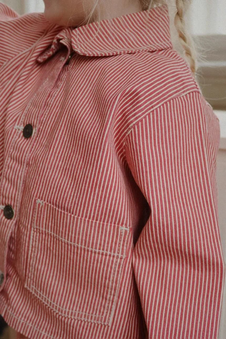 Детская хлопковая куртка LUC SHIRT JACKET GOTS - фото 6