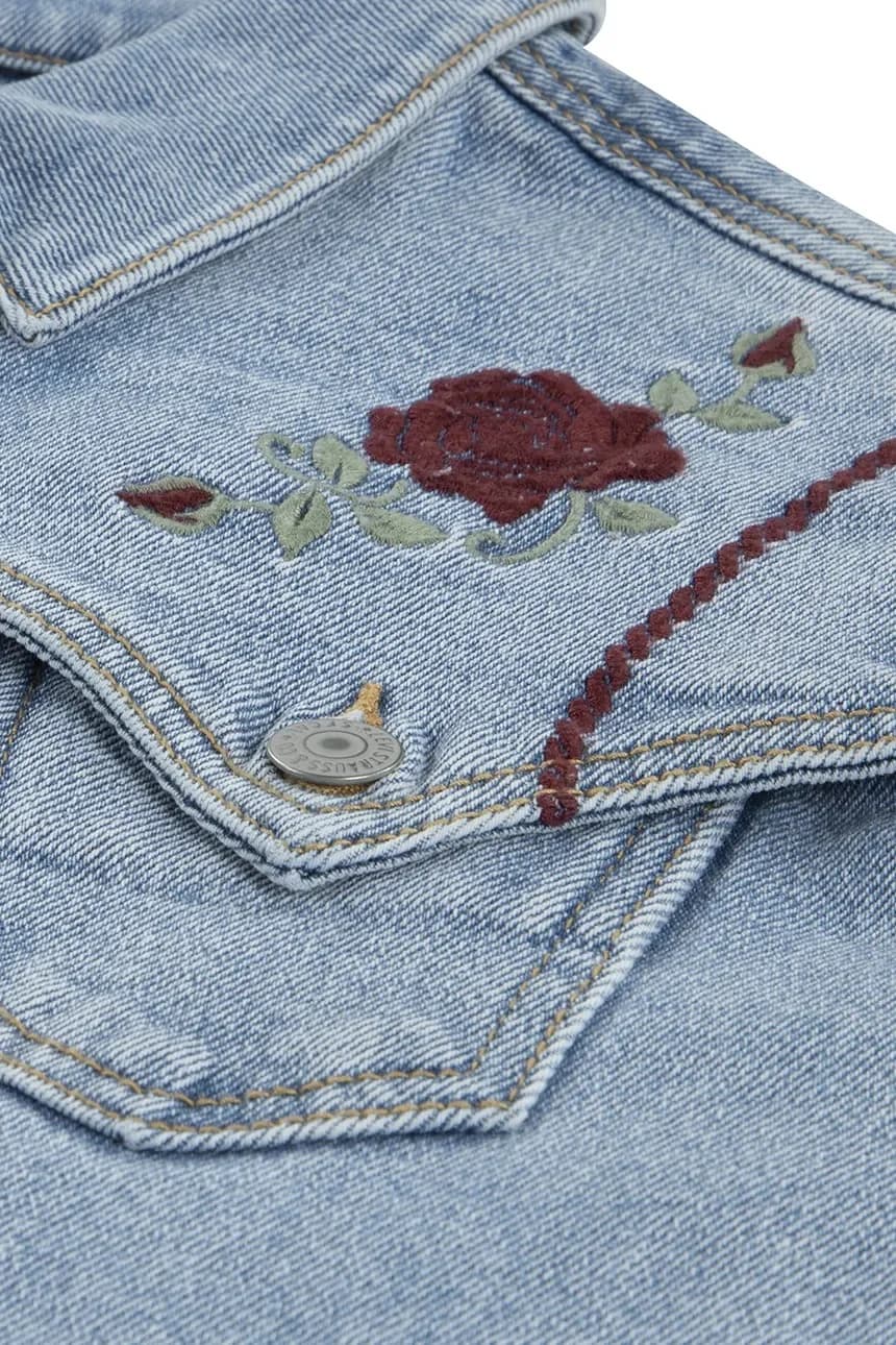 Детская джинсовая куртка OVERSIZED WESTERN TRUCKER - фото 4