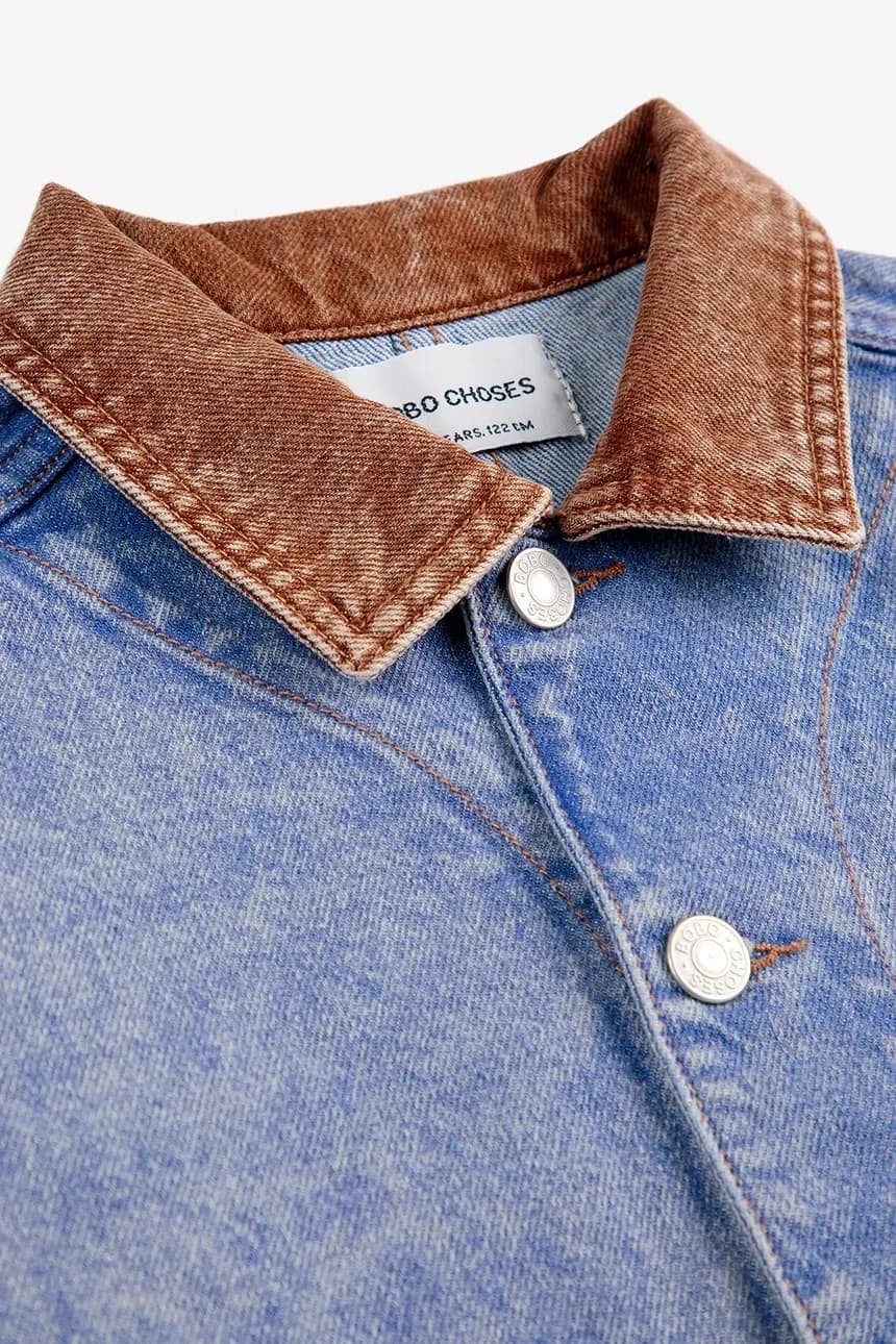 Детская джинсовая куртка - фото 4