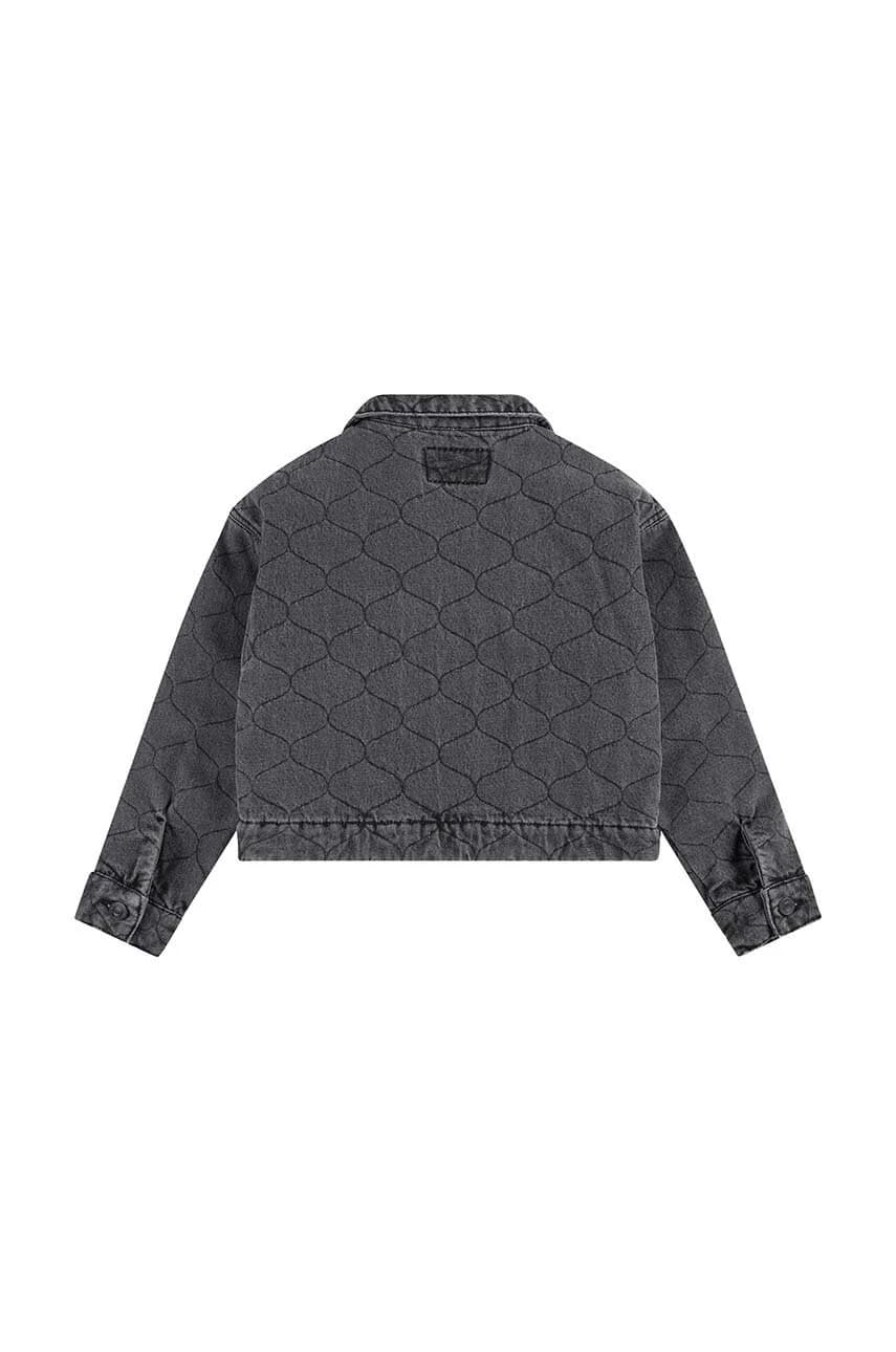 СТЁГАНАЯ КУРТКА Детская джинсовая куртка - фото 2