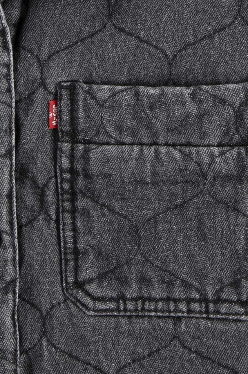 СТЁГАНАЯ КУРТКА Детская джинсовая куртка - фото 4