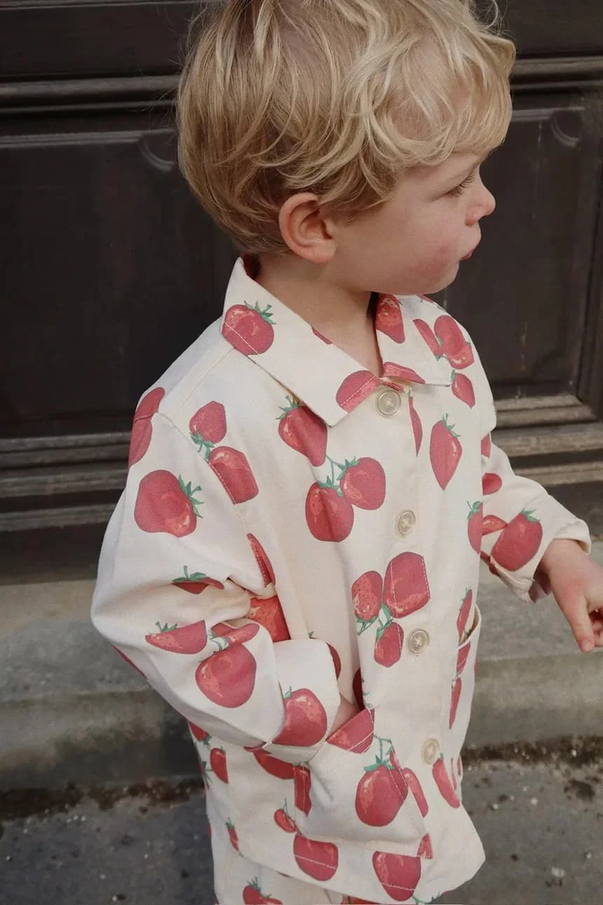 Детская хлопковая куртка FEN SHIRT JACKET GOTS - фото 6