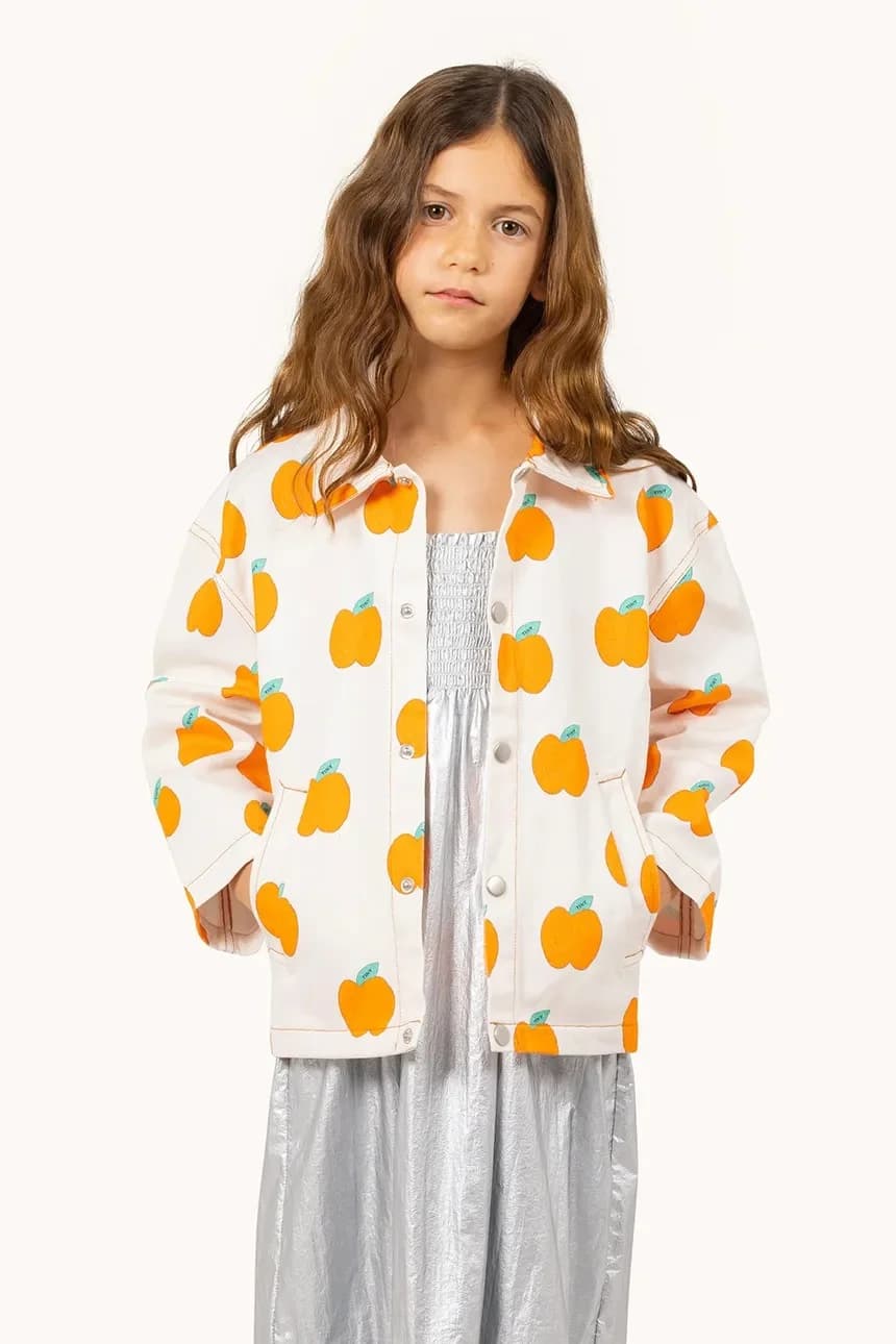 Детская хлопковая куртка APPLES JACKET